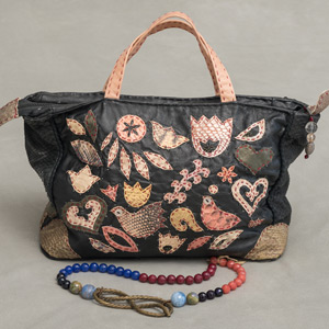 Automne bag -  borsa artigianale in pelle cucita a mano, pezzo unico