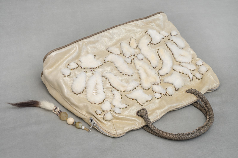 Zarina bag - borsa artigianale in pelle cucita a mano, pezzo unico