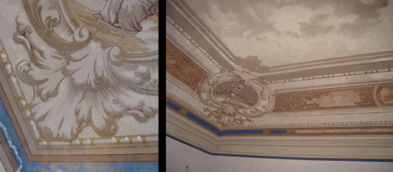Restauro di affresco a opera di Marina Chkouratova