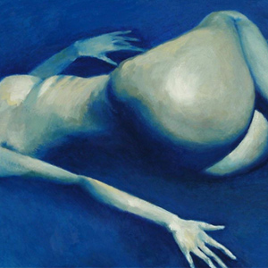 Blue night - quadro di Marina Chkouratova